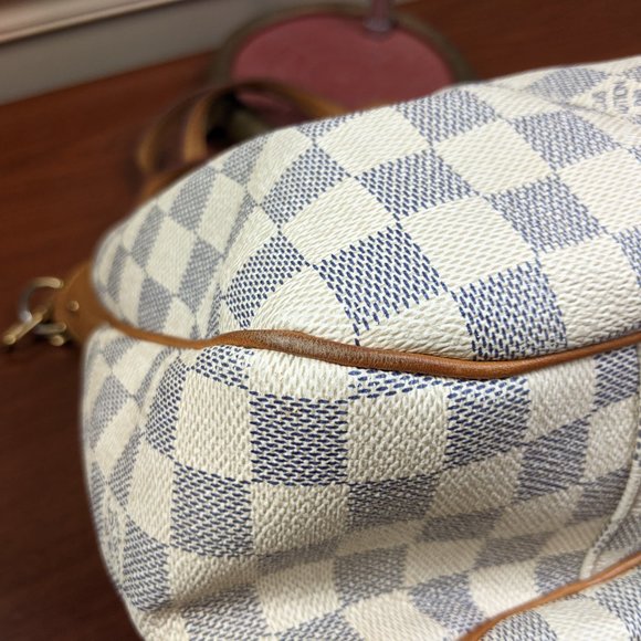 Auth LOUIS VUITTON EVORA MM DAMIER AZUR - Picture 6 of 14